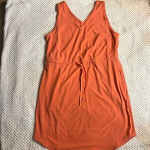 Eddie Bauer orange mini athletic dress medium